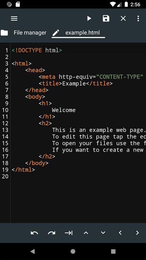 html editoe